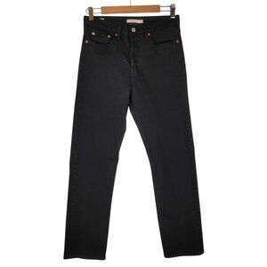 Levi's Jeans Women's 28 Black Wedgie Straight Leg Premium Button Fly High-Rise